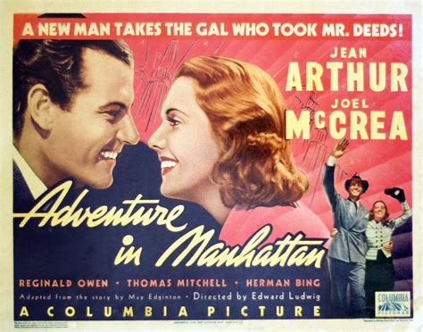 Adventure in Manhattan,  Een Klassieke Komedie Met Sprightly Verwikkelingen En Een Charmante Cast!